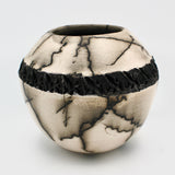 Horsehair Decorated Vessel By Margo Scarpulla