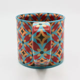 Red and Blue Printed Cup By Heidi Tarver