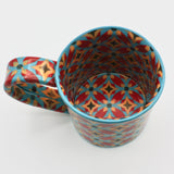 Red and Blue Printed Cup By Heidi Tarver