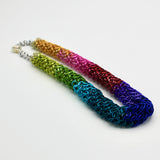 Rainbow Chainmail Necklace By Kat Glazewski