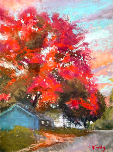 "Red Spell" Giclee Print By Lynda Kravitz