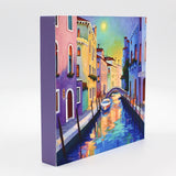 Venice Glow Canvas Giclée 8X8 By Susan Bertocci