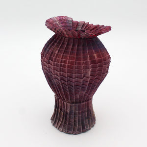 Small Amethyst Pleated Vessel By Goran Konjevod