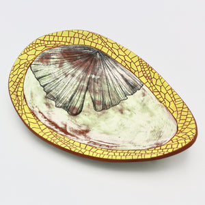 Medium Chartreuse Platter By Terri Scheid