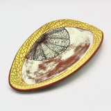 Large Chartreuse Platter By Terri Scheid