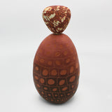 Large Earthenware Rust Vessel By Terri Scheid