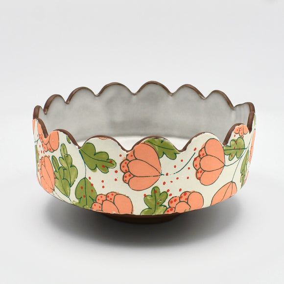 Medium Isadora Scalloped Bowl By Deb Sullivan