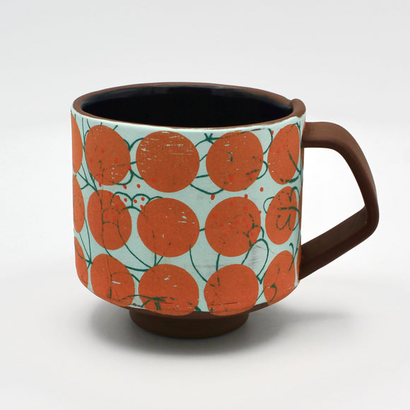 Polka Dot Patterned Mug By Deb Sullivan