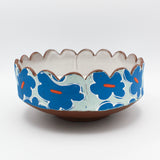 Large Scalloped Poppy Bowl By Deb Sullivan