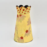 Strawberry Scallop Vase by Deb Sullivan