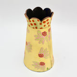 Strawberry Scallop Vase by Deb Sullivan