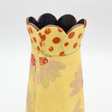 Strawberry Scallop Vase by Deb Sullivan