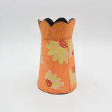Orange Scallop Vase By Deb Sullivan