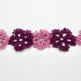 Pink Lace Flower Bracelet