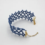 Blue Lace Bracelet By Eva Pearlingi