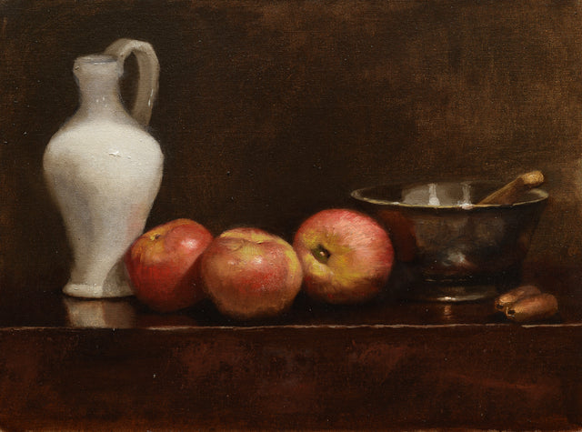 Three Apples: Giclee Print, By Charlie Antolin