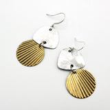 Two-Tone Shell Earrings By Lucinda Page
