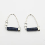 Lapis Hoop Earrings By Jeannie Haydon