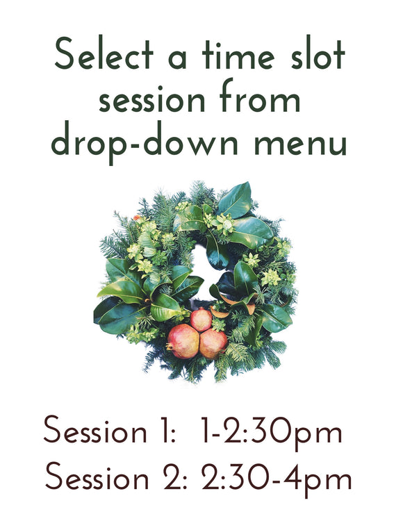 Wreath Making Workshop with Victoria Bloedau