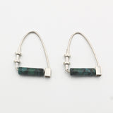 Turquoise Hoop Earrings By Jeannie Haydon