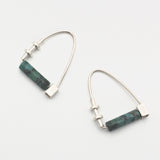 Turquoise Hoop Earrings By Jeannie Haydon