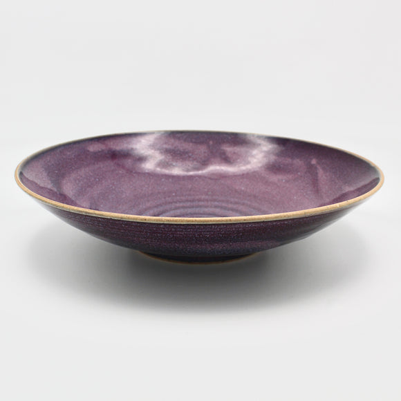 Shallow Bowl in Purple By Ross Spangler