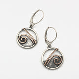 Spiral Circle Earrings By Jeannie Haydon