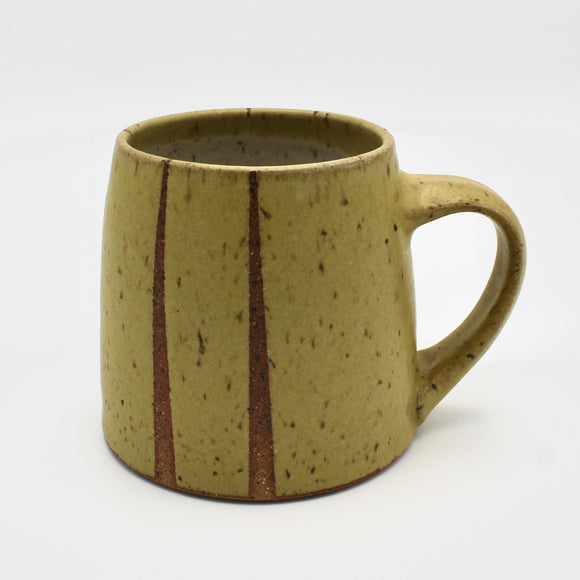 Wide Bottom Mug in Mustard By Margaret Norman