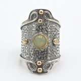 Ethiopian Opal Cuff Ring By Larry Probst