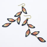 Peachy Leaves Earrings By Arbel Shemesh
