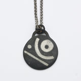 Abstract Necklace in Steel and Resin By Jill Gibson
