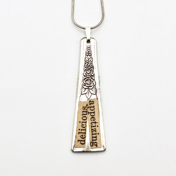 Delicious Appetizing Cutlery Necklace By Carolyn Tillie