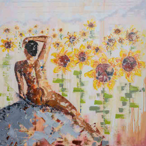 "Sunflowers" Fine Art Print By Julie Atkinson