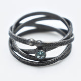 Blue Zircon Ring By Kathleen Maley
