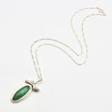 Chrysoprase Pendant With Branch By Shael Barger