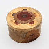 Mixed Hardwood Box With Bark Accent By James Scott