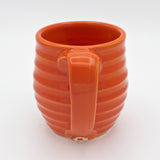 Ringware Style Mug in Persimmon By Kathy Kearns