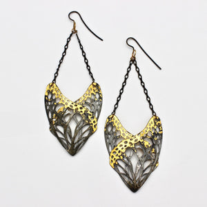 Slumber Earrings in Keum Boo By Camille Torres