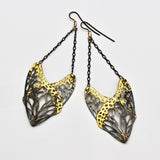 Slumber Earrings in Keum Boo By Camille Torres