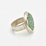 Enamel Ring With Polka Dots By Jenny Windler