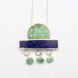 Beaded Crush Inlay Pendant By Shael Barger