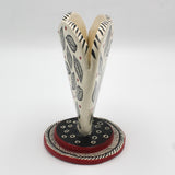 Heart Vase in White By Jacqueline Thompson