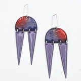 Double Triangle Sprinkle Earrings By Iris Willow