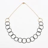Two Tone Handmade Chain Necklace By Karen Edgerly