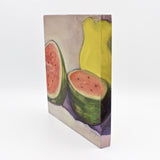 Watermelons Oil On Board By Gina Papen