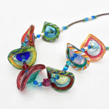 Rainbow Lampwork Necklace By Carol Rose