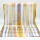 Dyed Striped Silk Scarf By Kevin Harris