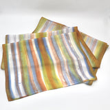 Dyed Striped Silk Scarf By Kevin Harris