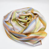 Dyed Striped Silk Scarf By Kevin Harris