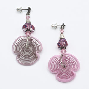Pink Petal Earrings By Carol Rose